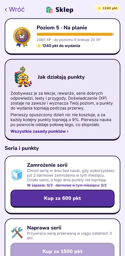 Sklep z nagrodami